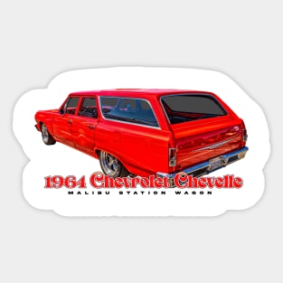 1964 Chevrolet Chevelle Malibu Station Wagon Sticker